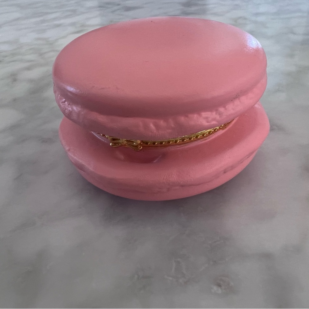 Macaron Shaped Trinket Box | Pink